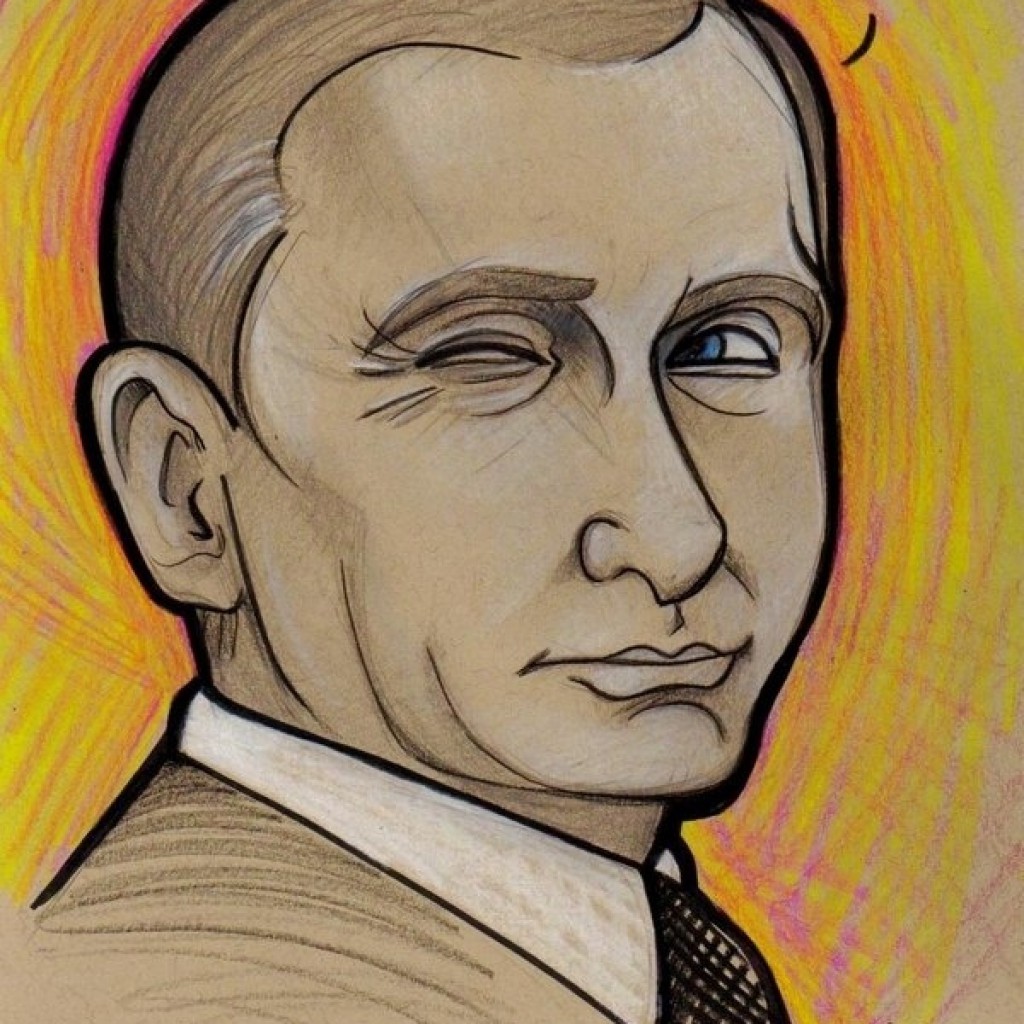 Путин Владимир Владимирович рисунок